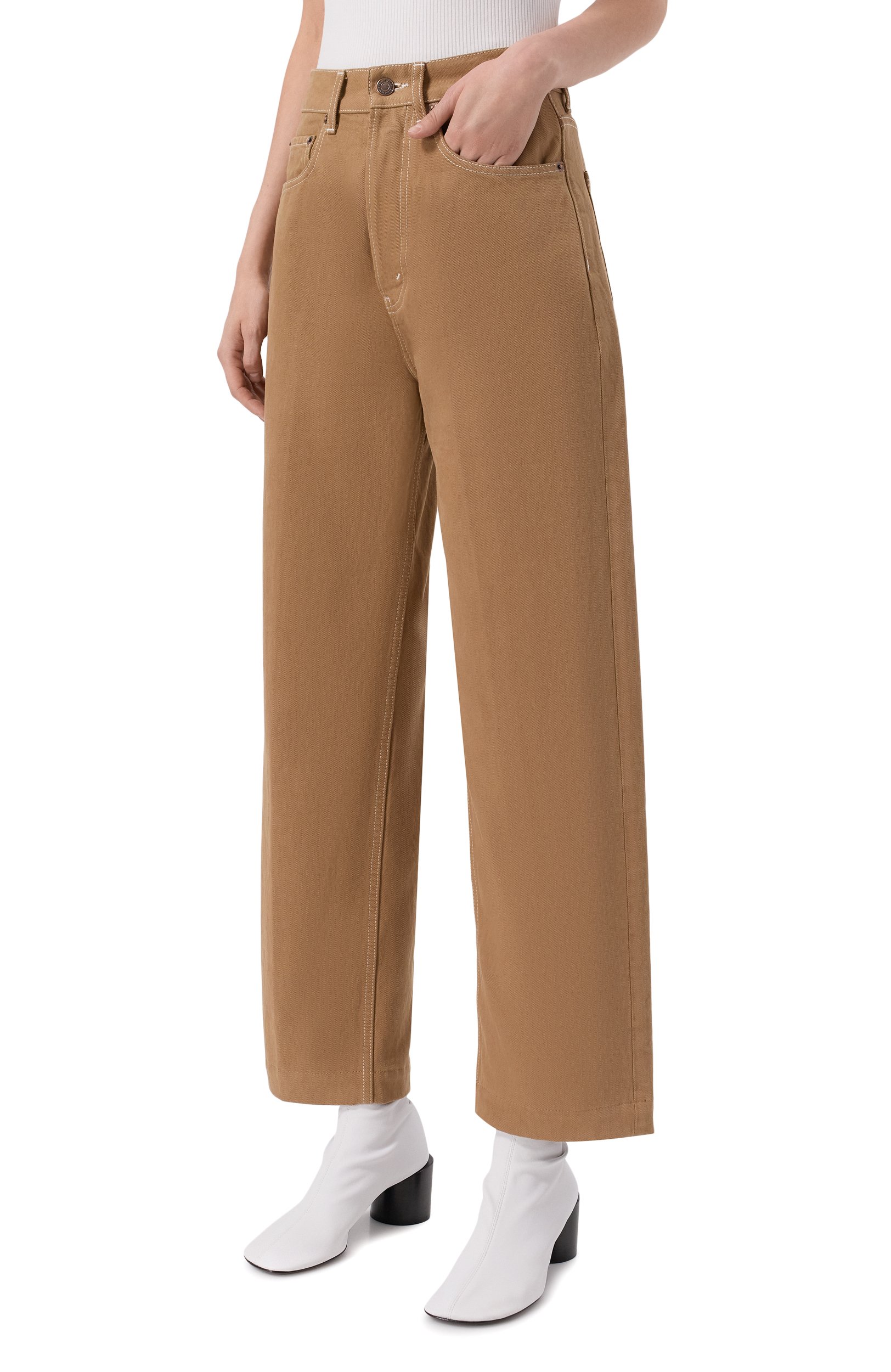 Джинсы CELINE бежевого цвета по цене 137000 руб., арт. RP0HY/789D, фото 3 Джинсы CELINE, арт. RP0HY/789D, фото 3