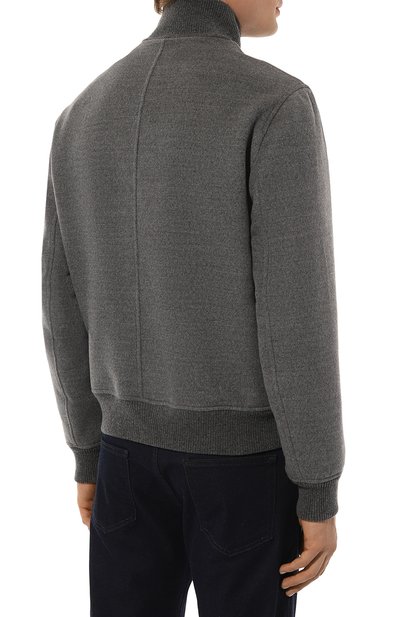 Шерстяной бомбер BRUNELLO CUCINELLI, арт. MY4416895, фото 4