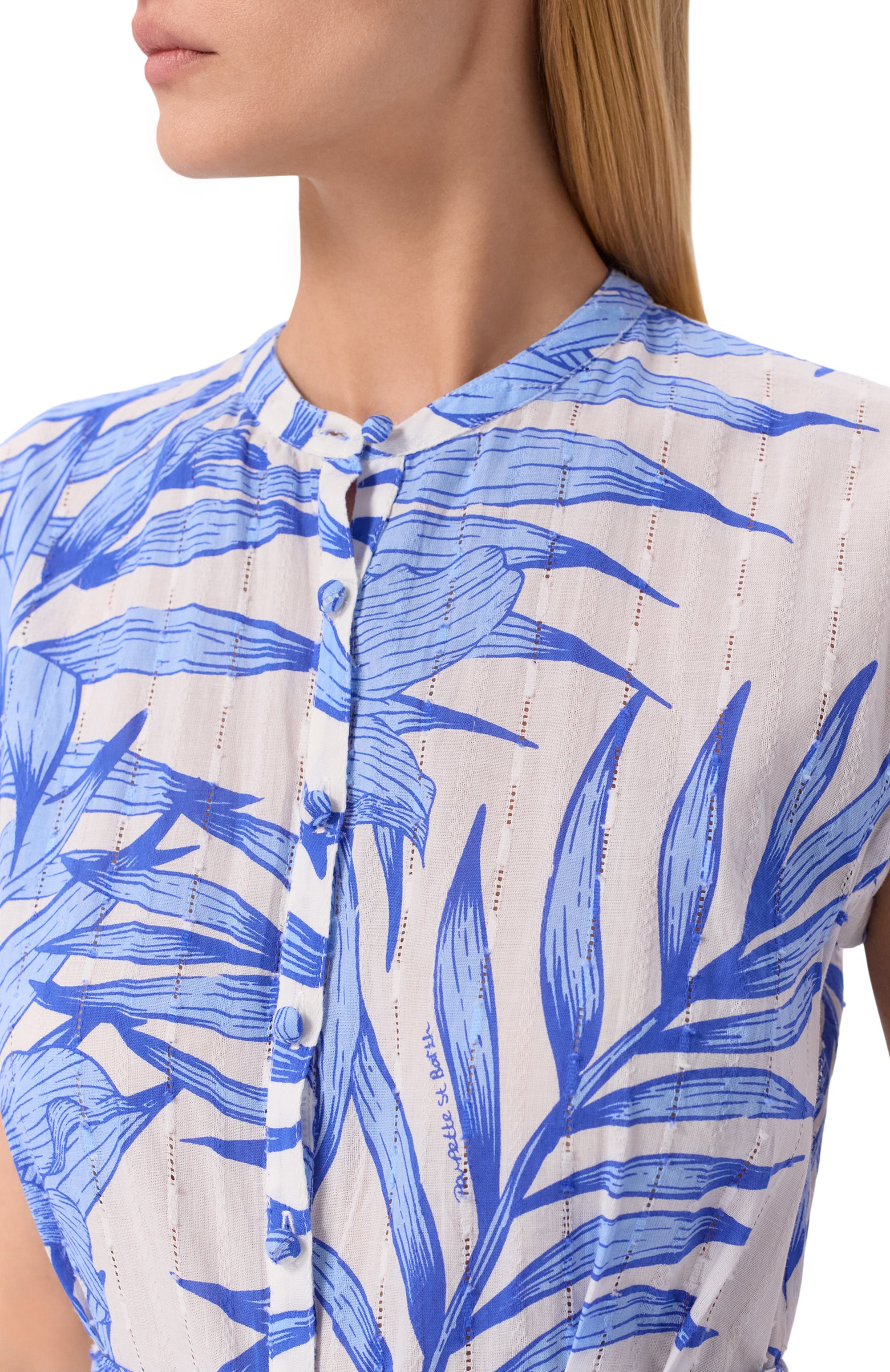 Хлопковое платье POUPETTE ST BARTH, арт. WK2S26LC3PFB, фото 4