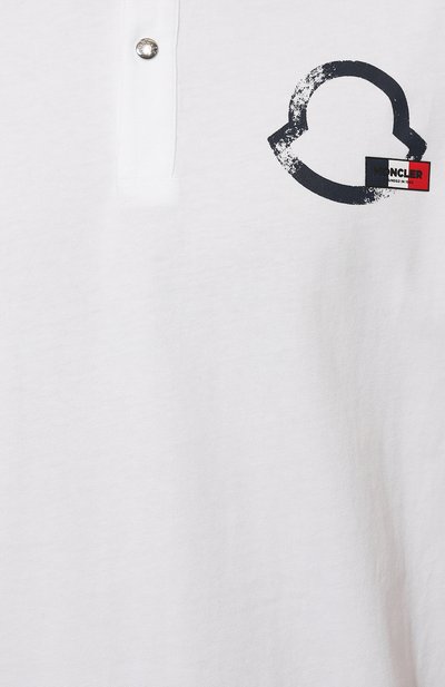 Хлопковое поло MONCLER, арт. 8A000-09-8390T, фото 5