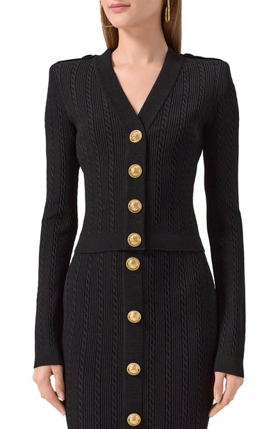 Кардиган из вискозы BALMAIN, арт. FF1KL245/KI50, фото 3