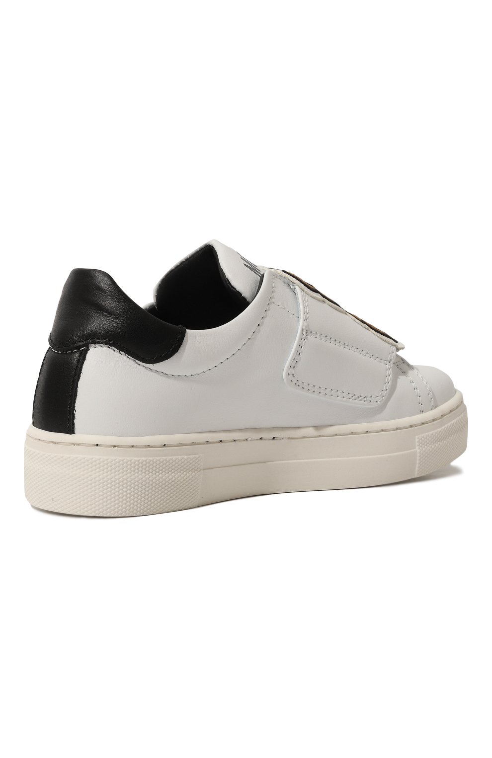 Кожаные кеды MOSCHINO, арт. 77451/28-35, фото 3