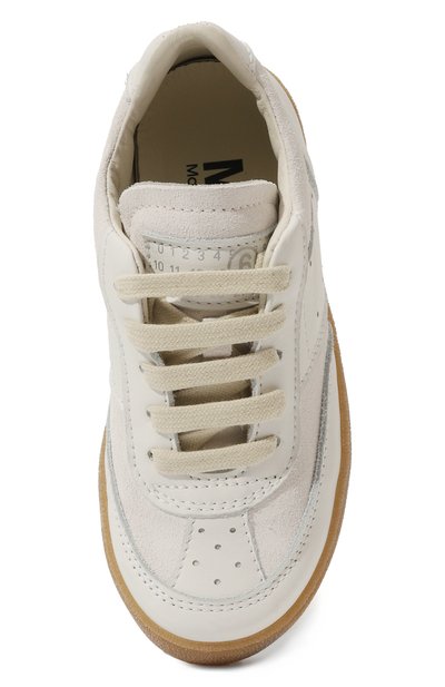 Кожаные кеды MM6, арт. 79721 VAR2/28-35, фото 4