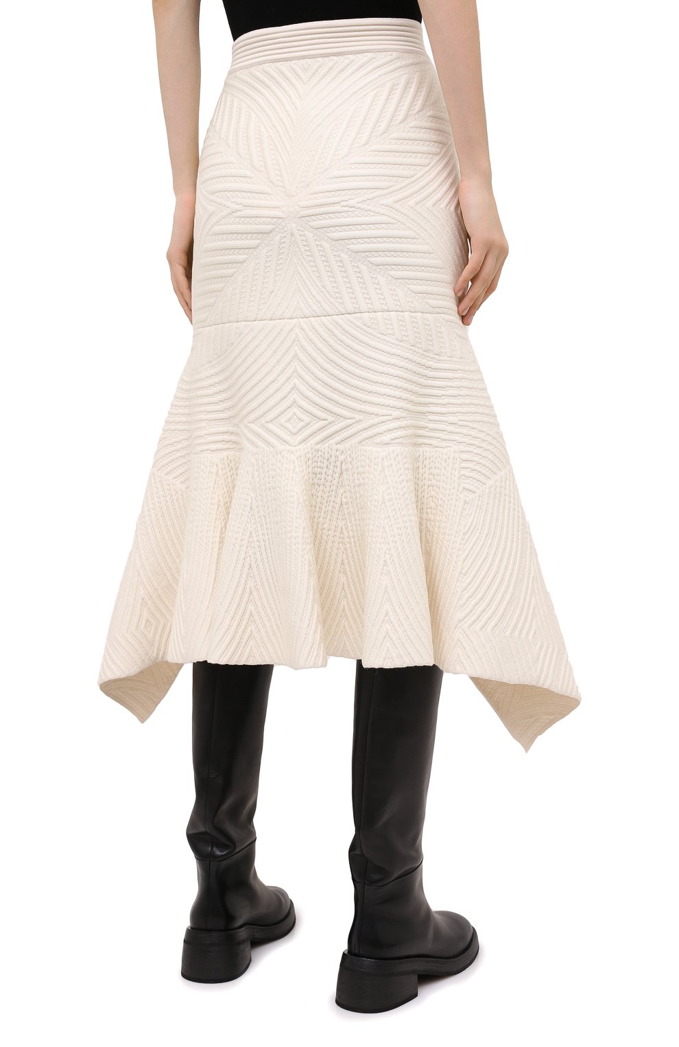 Шерстяная юбка ALEXANDER MCQUEEN, арт. 641897/Q1AR0, фото 4