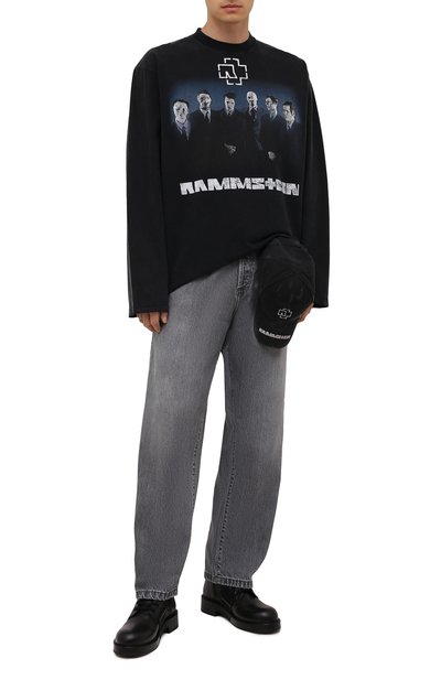 Хлопковый лонгслив balenciaga x rammstein BALENCIAGA, арт. 651796/TLV51, фото 2