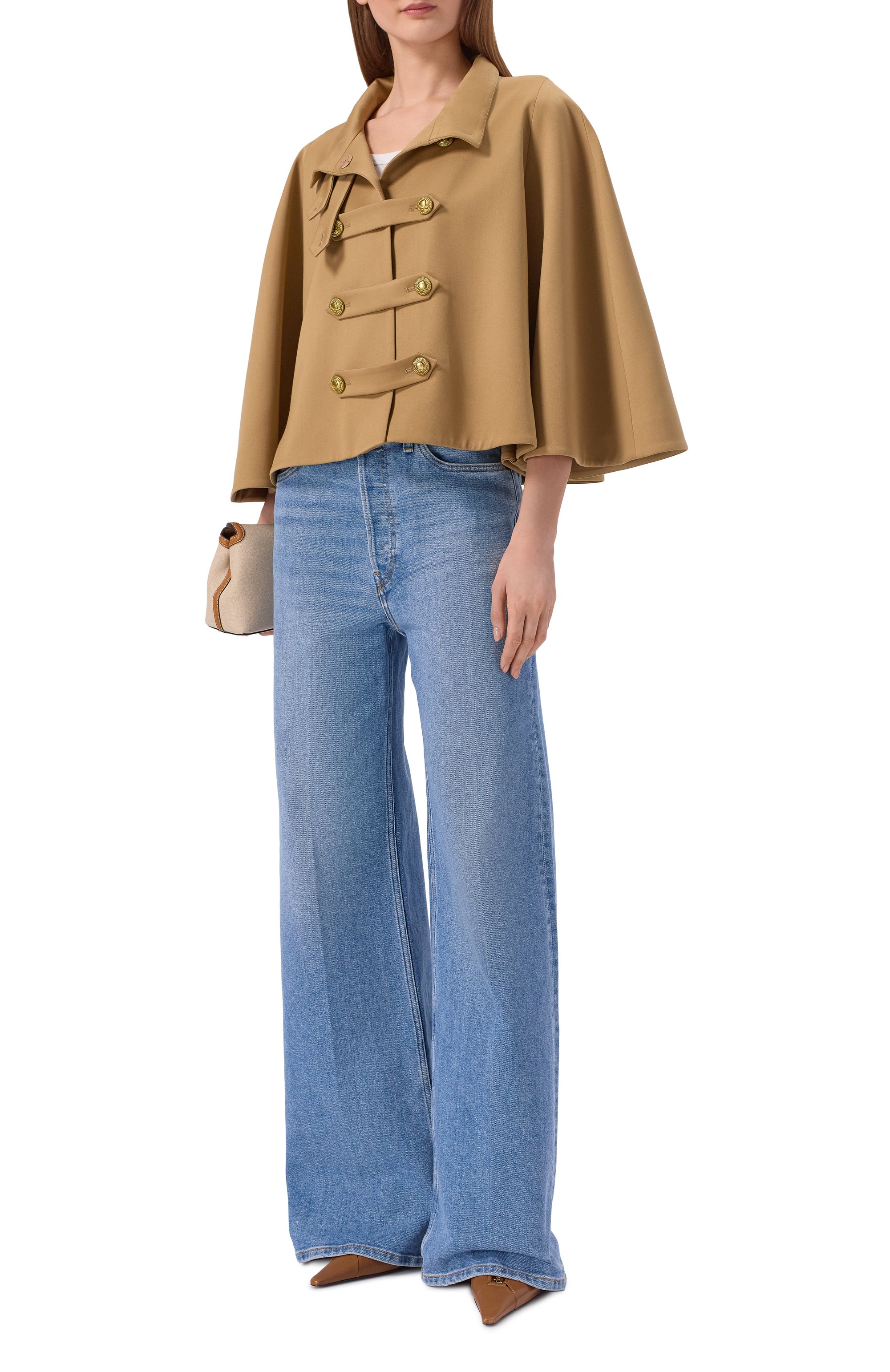 Шерстяной кейп SHERVARLI, арт. JAK26-0026, фото 2