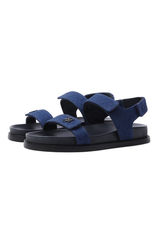 Текстильные сандалии Emporio Armani EW004049/AF21970 Синий EW004049/AF21970