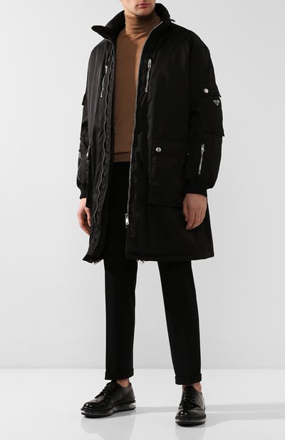 Кожаные дерби PRADA, арт. 2EG299-B4L-F0002, фото 2