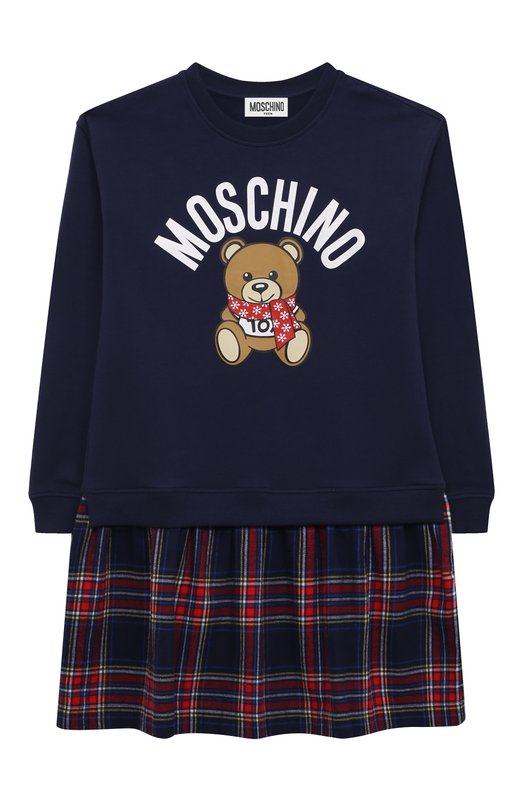 Хлопковое платье Moschino