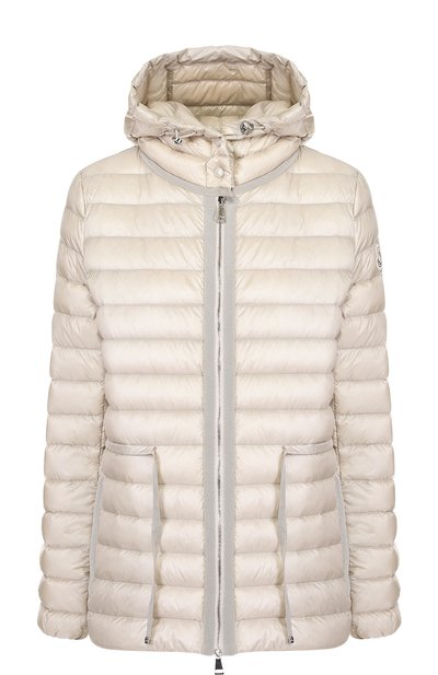 Женский стеганый пуховик с поясом и капюшоном MONCLER, арт. C1-093-46908-99-53048