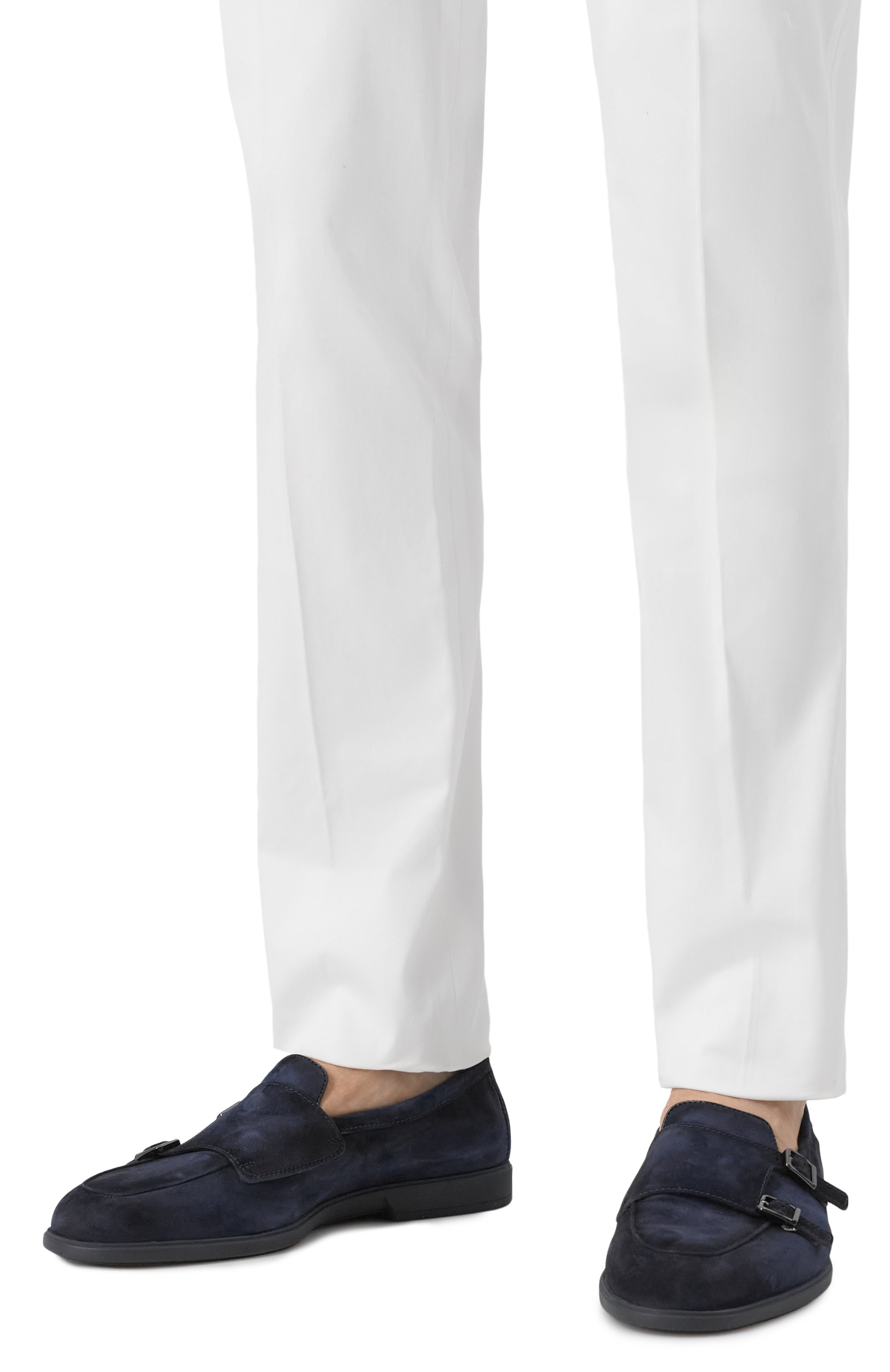 Замшевые лоферы malibu SANTONI, арт. MGAG1900600TSEAA, фото 3