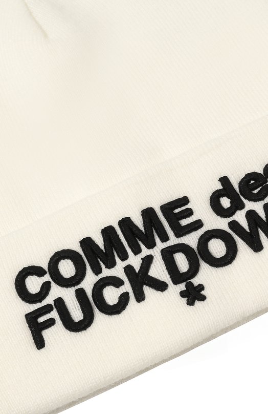 Шапка Comme des Fuckdown CFACX00202 Белый  CFACX00202 Фото 4