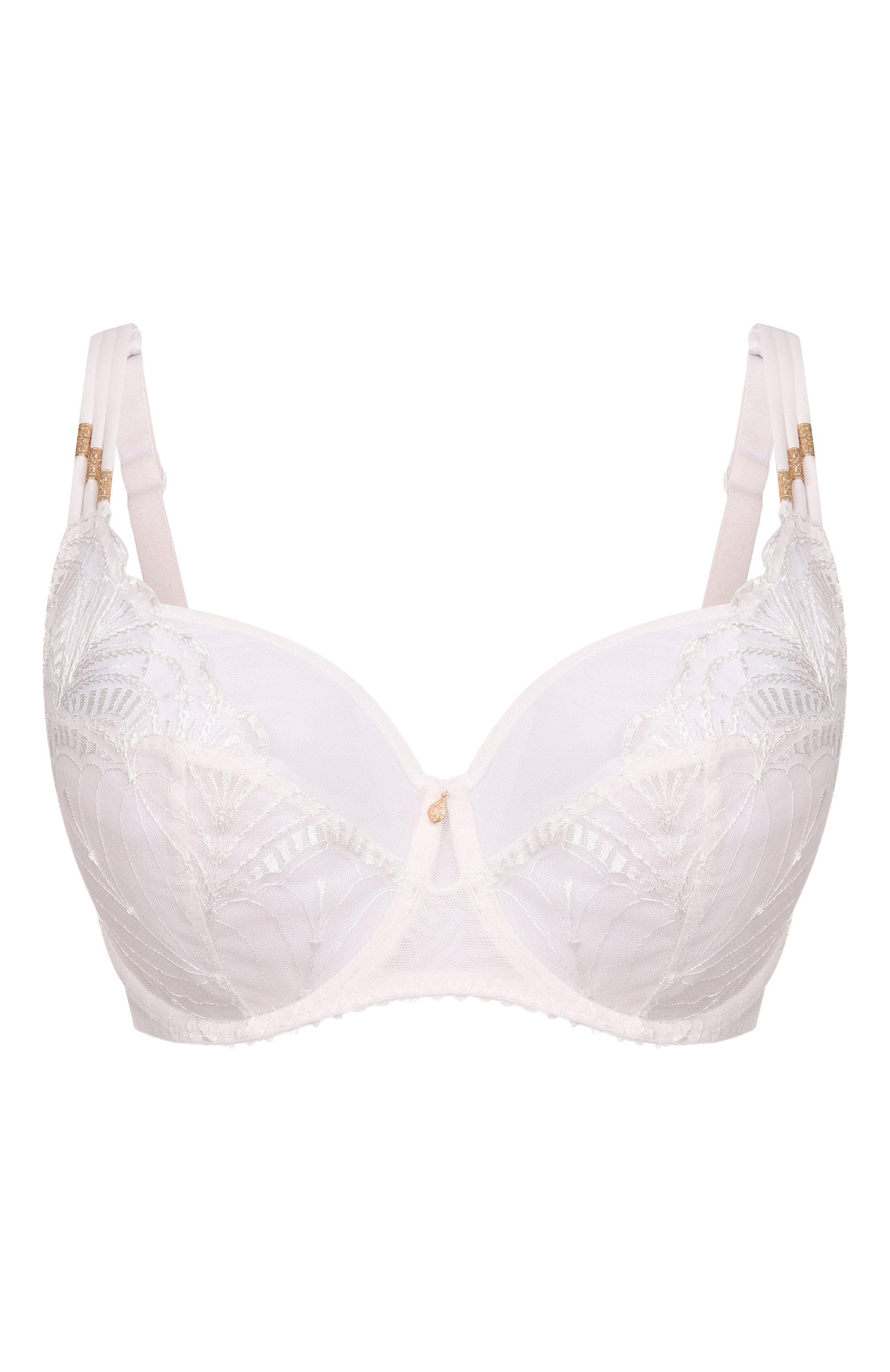 Бюстгальтер AUBADE белого цвета по цене 18840 руб., арт. 2BN13, фото 1 Бюстгальтер AUBADE, арт. 2BN13, фото 1