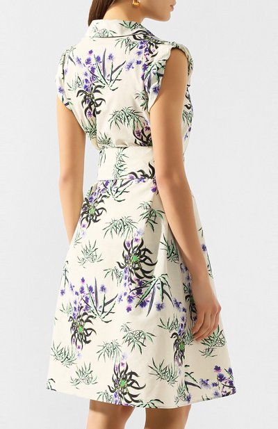 Платье из смеси хлопка и льна KENZO, арт. FA52R014858J, фото 4