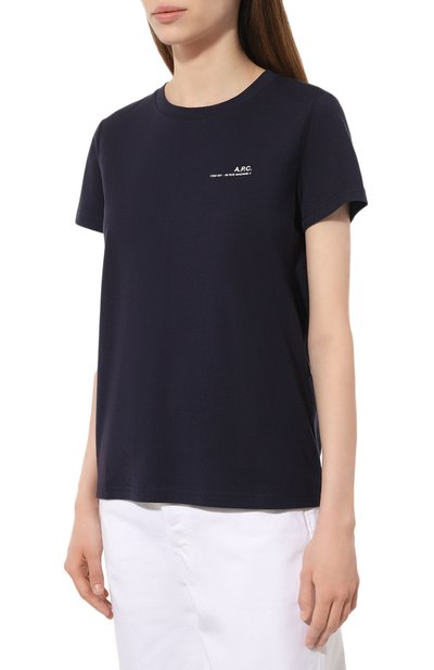 Хлопковая футболка A.P.C., арт. C0FBTF26012IAK, фото 3