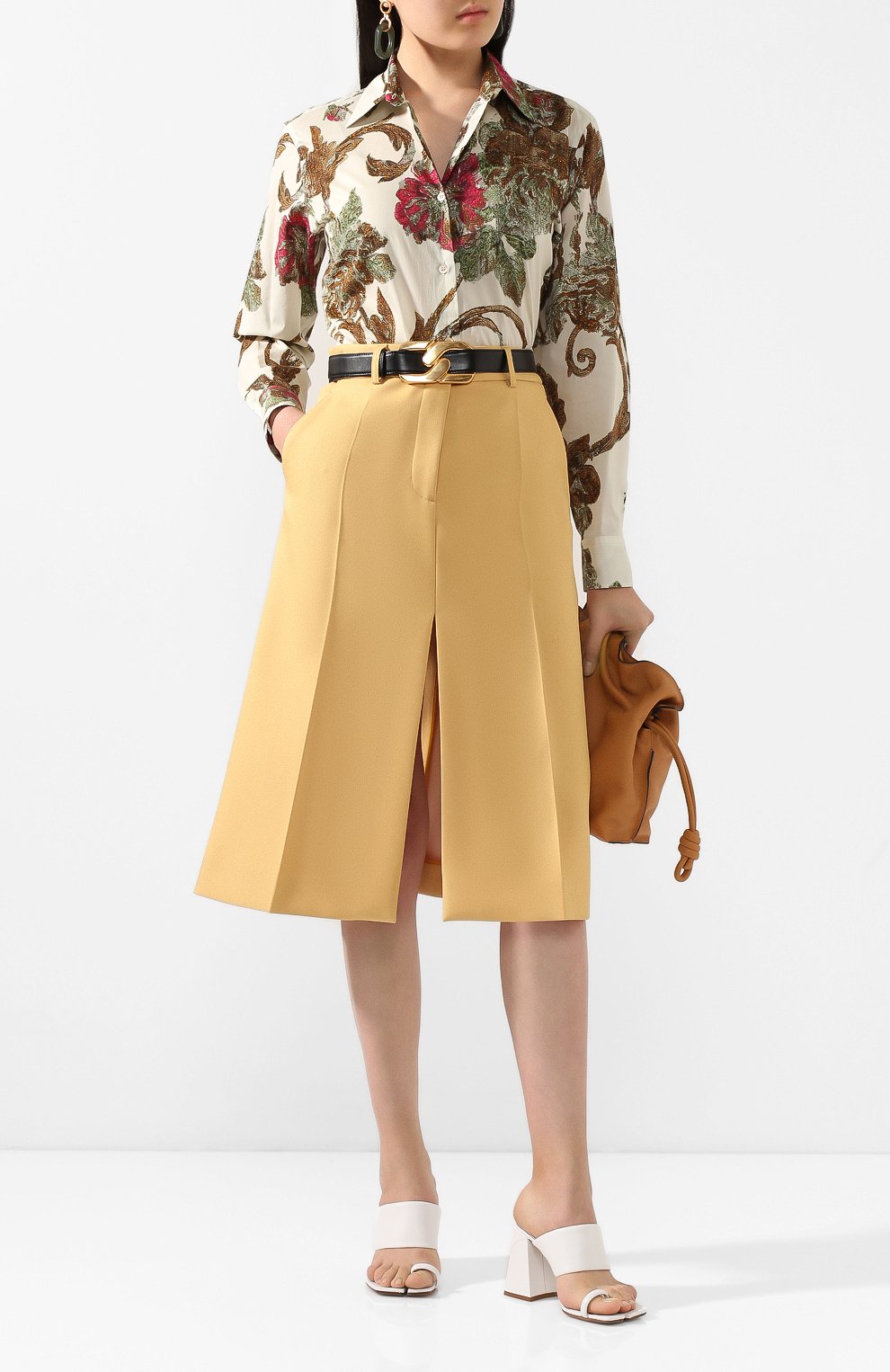 Юбка STELLA MCCARTNEY бежевого цвета по цене 66600 руб., арт. 600666/S0A36, фото 2 Юбка STELLA MCCARTNEY, арт. 600666/S0A36, фото 2