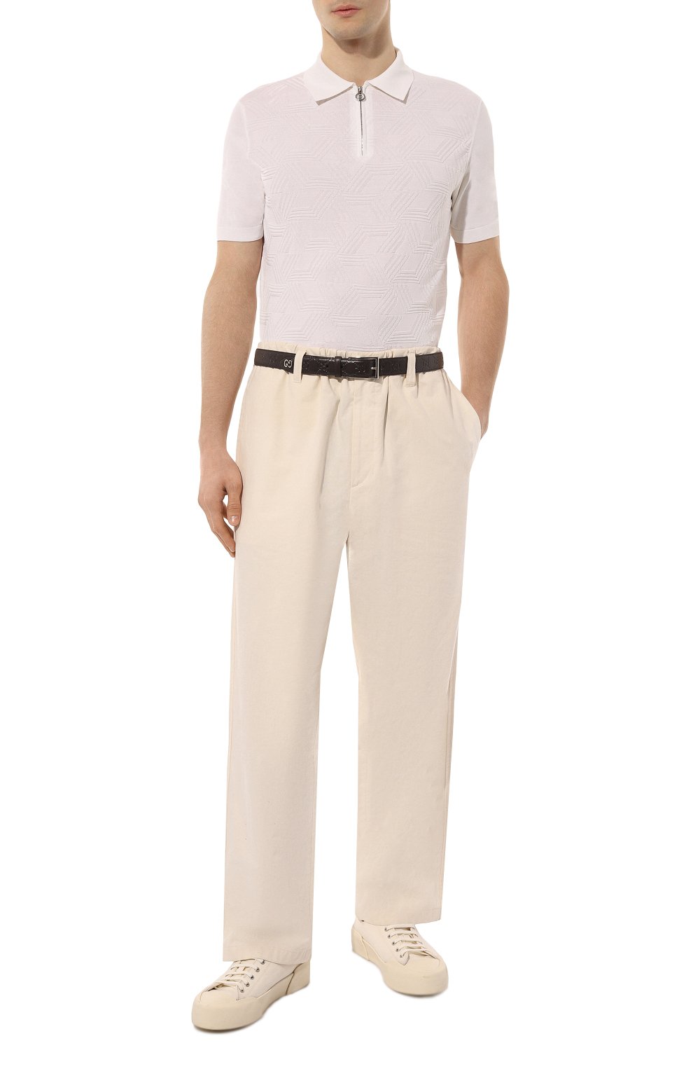 Поло из шелка и хлопка STEFANO RICCI, арт. K818047P31/F23175, фото 2