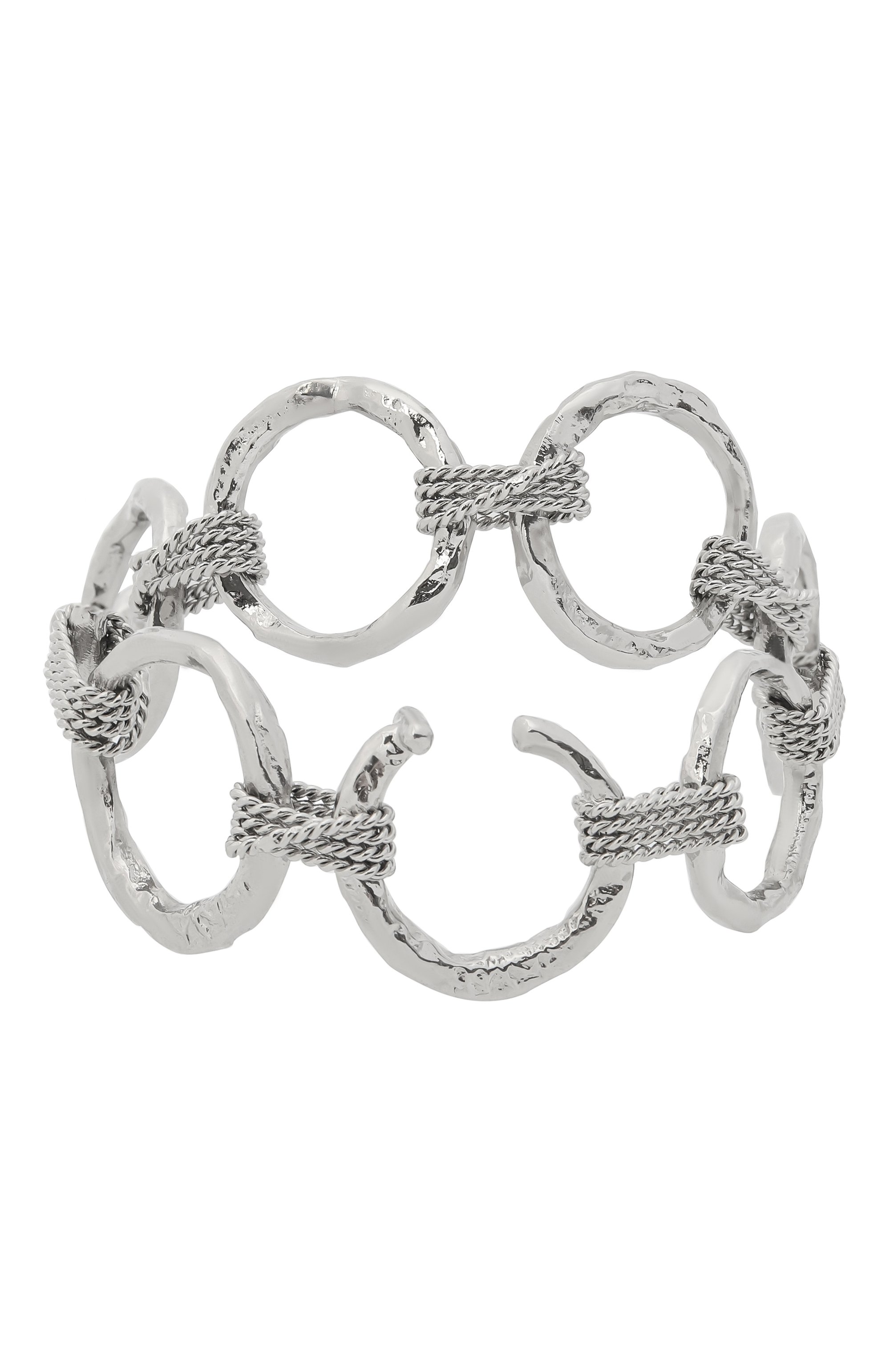 Браслет papua hoop SEVENWORLDS серебряного цвета по цене 38000 руб., арт. SW302/2, фото 3 Браслет papua hoop SEVENWORLDS, арт. SW302/2, фото 3