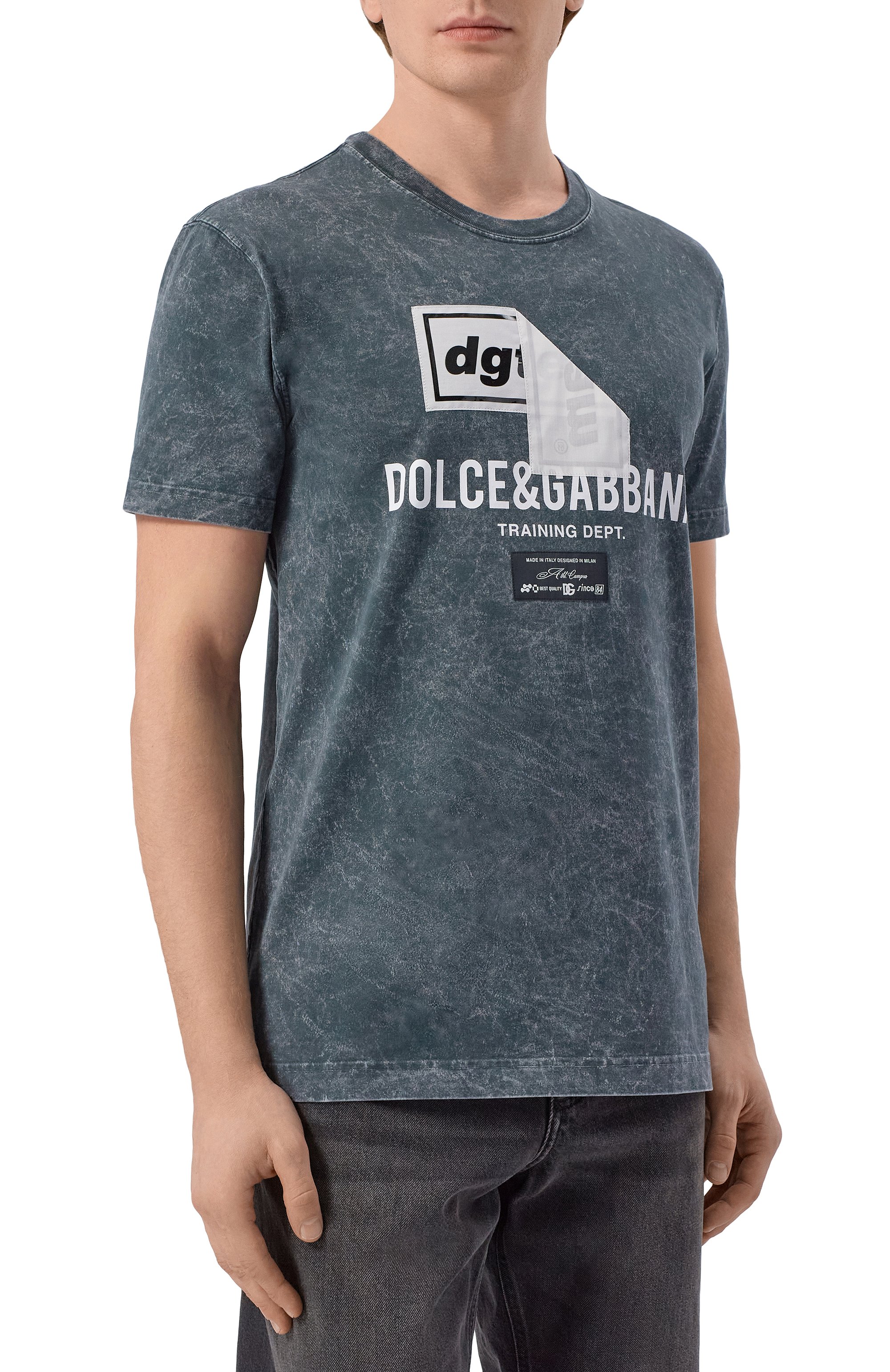 Хлопковая футболка DOLCE & GABBANA, арт. G8RN8T/G7P0I, фото 3