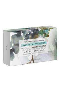 Мыло для тела с маслами чайного дерева и лимонного мирта australian art series (200g) EMPIRE AUSTRALIA бесцветного цвета, арт. 9348119002609 | Фото 1 (Назначение: Для тела; Региональные ограничения белый список (Axapta Mercury): Не проставлено; Тип продукта: Мыло; Нос: Не проставлено)