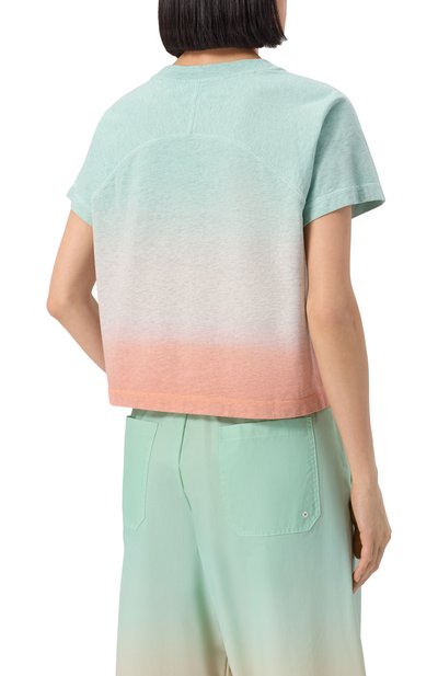 Хлопковая футболка a.p.c. x asics A.P.C., арт. C0EAV-F26482, фото 4