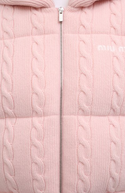 Пуховик из шерсти и кашемира MIU MIU, арт. ML725-1ZHW-F0442, фото 5