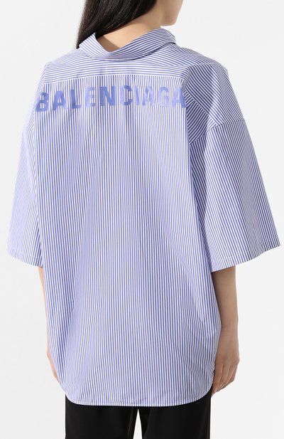 Хлопковая рубашка BALENCIAGA, арт. 622051/TYB19, фото 4