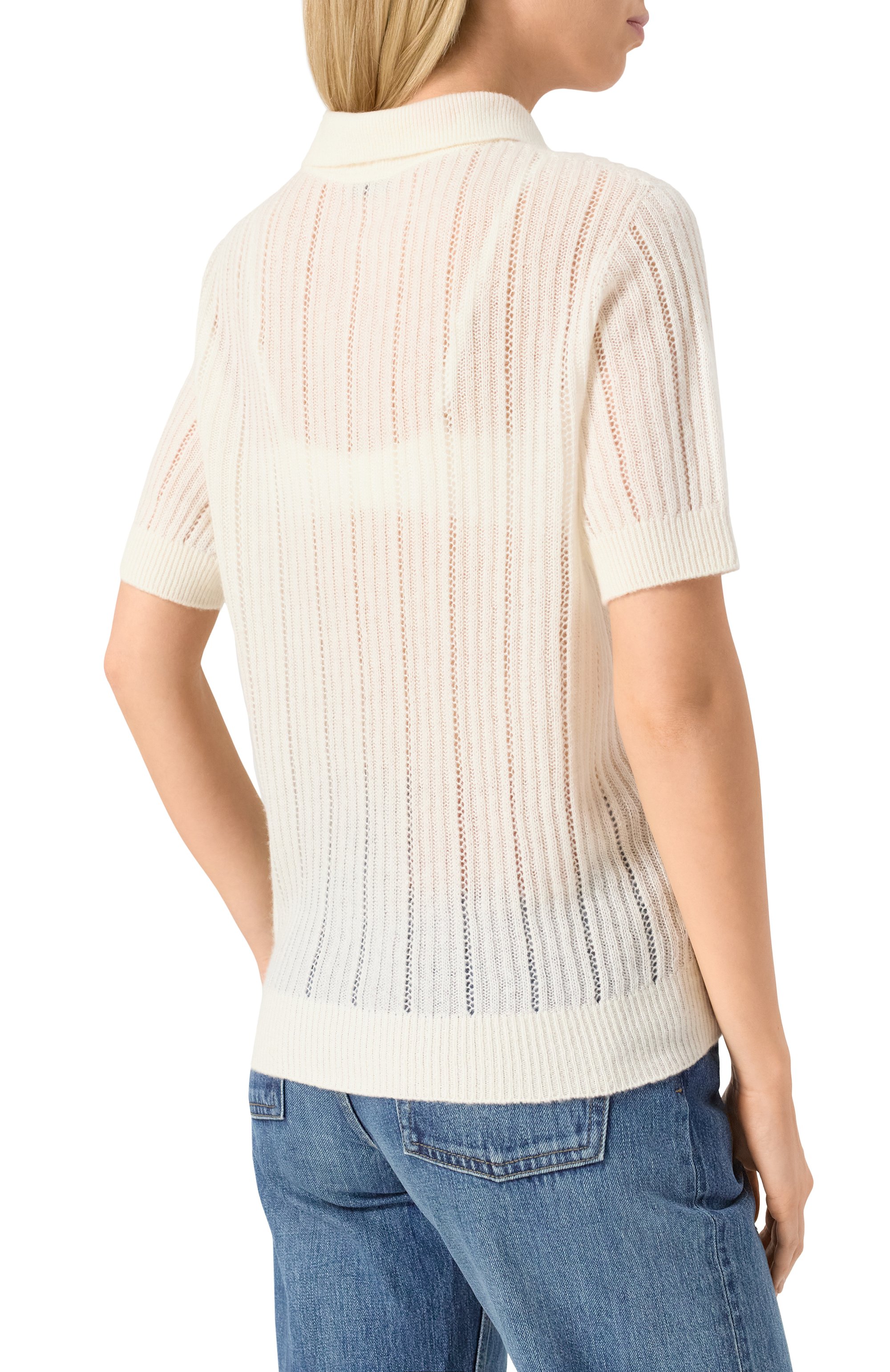 Поло из кашемира и шелка KITON, арт. D5871030001, фото 4