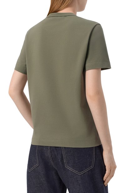 Хлопковая футболка BRUNELLO CUCINELLI, арт. M0T81BI100, фото 4