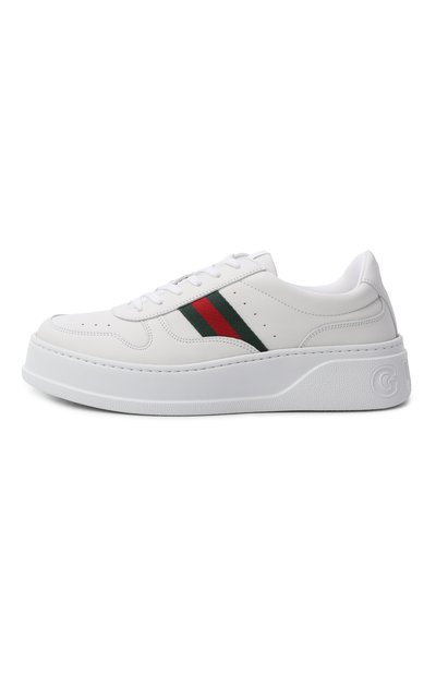 Кожаные кеды GUCCI, арт. 848307/UPG40, фото 4