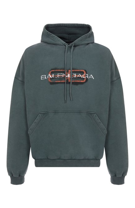 Мужской хлопковое худи BALENCIAGA, арт. 850349/TTVD7