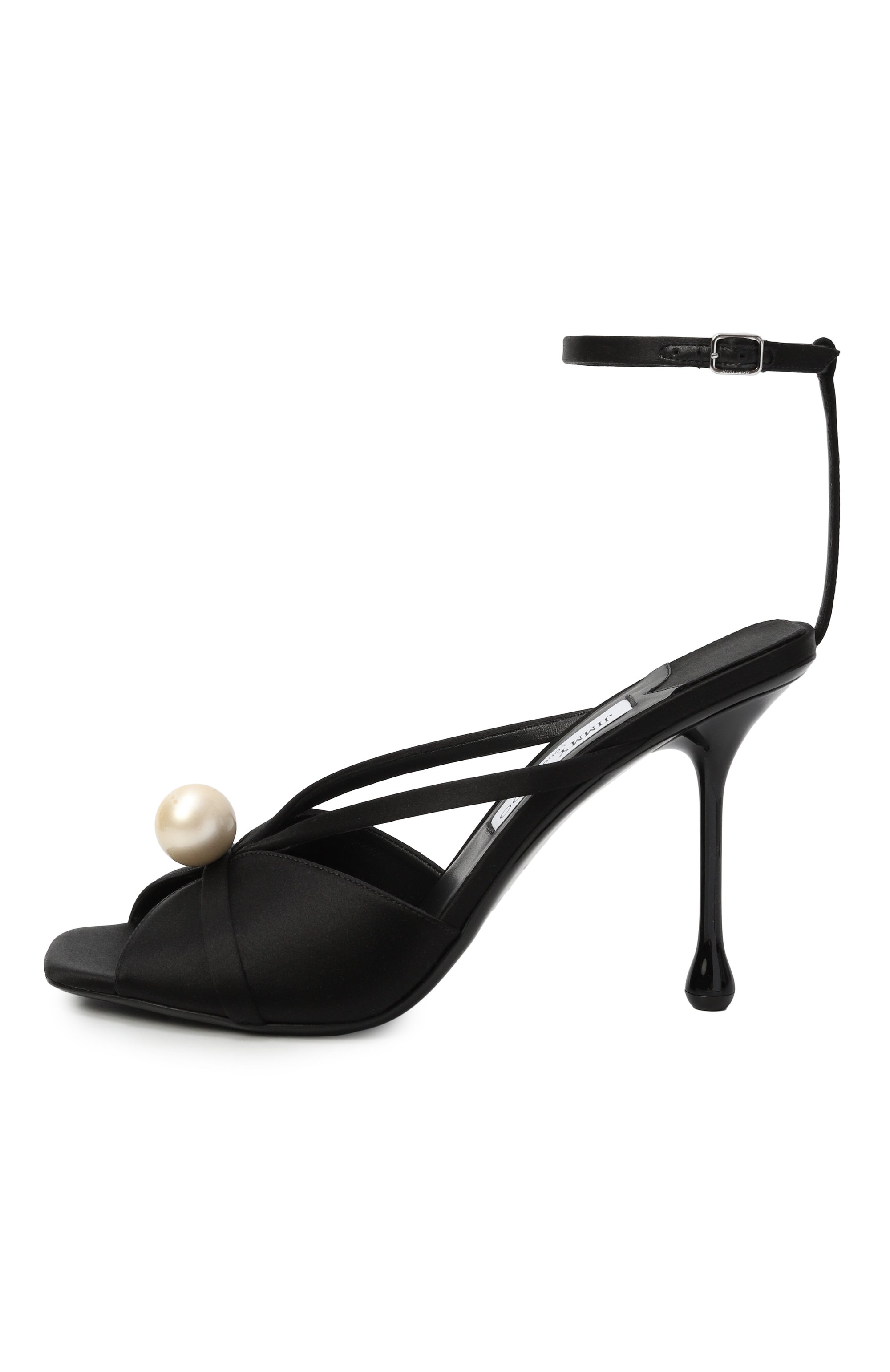 Текстильные босоножки siva 95 JIMMY CHOO, арт. SIVA95A0D, фото 4