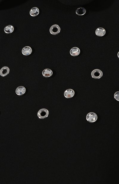 Мини-платье REDVALENTINO черного цвета по цене 89700 руб., арт. RR3VAA00/LCC, фото 5 Мини-платье REDVALENTINO, арт. RR3VAA00/LCC, фото 5