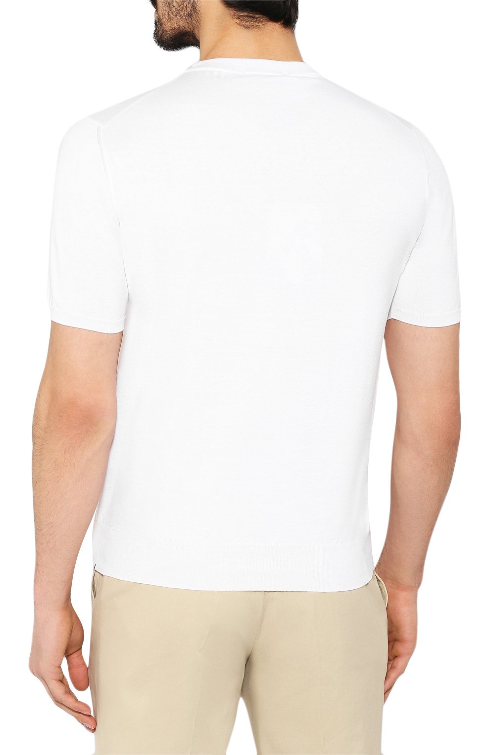 Хлопковый джемпер FIORONI белого цвета по цене 41300 руб., арт. MK20260A2, фото 4 Хлопковый джемпер FIORONI, арт. MK20260A2, фото 4