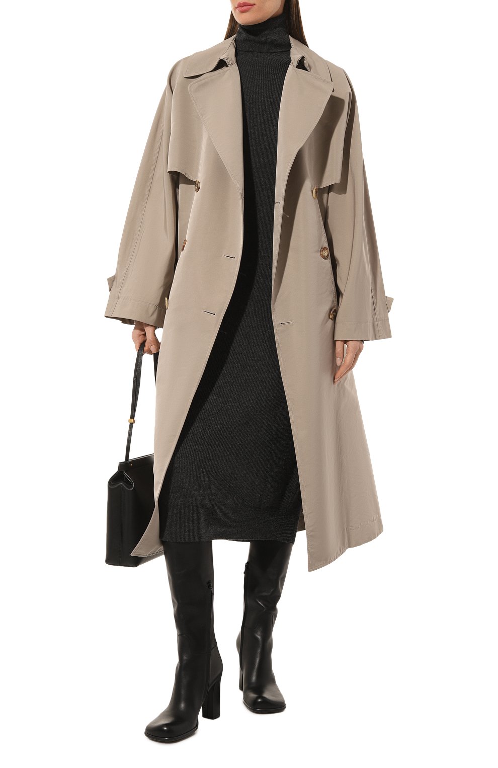 Платье из шелка и шерсти LORENA ANTONIAZZI, арт. A22127AM16A/2834, фото 2