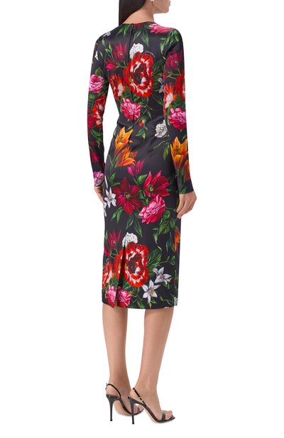 Атласное платье DOLCE & GABBANA, арт. F6GAVT/FSIB2, фото 4