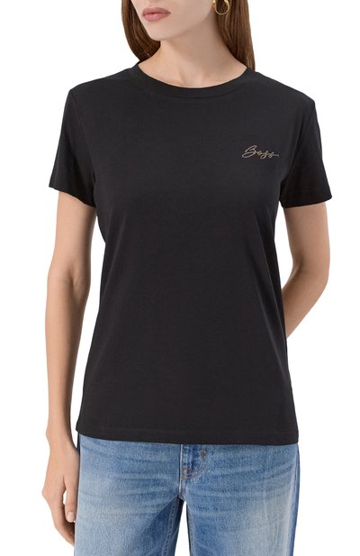 Хлопковая футболка BOSS ORANGE, арт. 50549184, фото 3