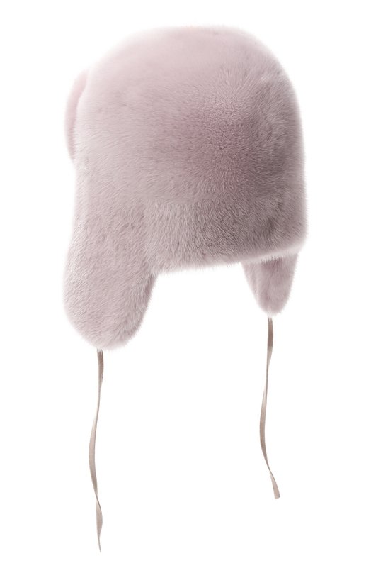 Меховая шапка-ушанка Френки из норки FurLand 0217500110334600000 Розовый  0217500110334600000 Фото 2