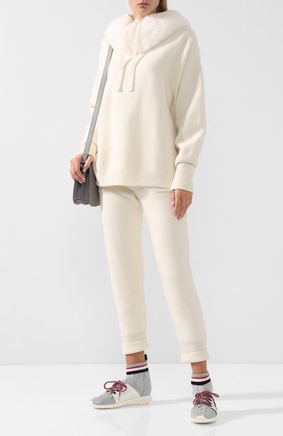 Текстильные кроссовки flavie на шнуровке MONCLER, арт. D2-09A-20506-00-01A0B, фото 2