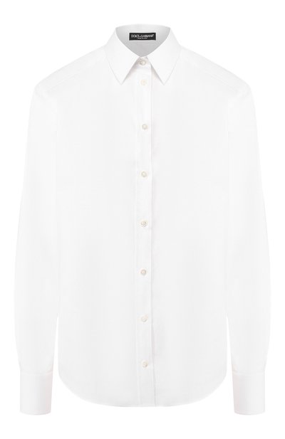 Женская хлопковая рубашка DOLCE & GABBANA, арт. F5K79T/FUEAJ