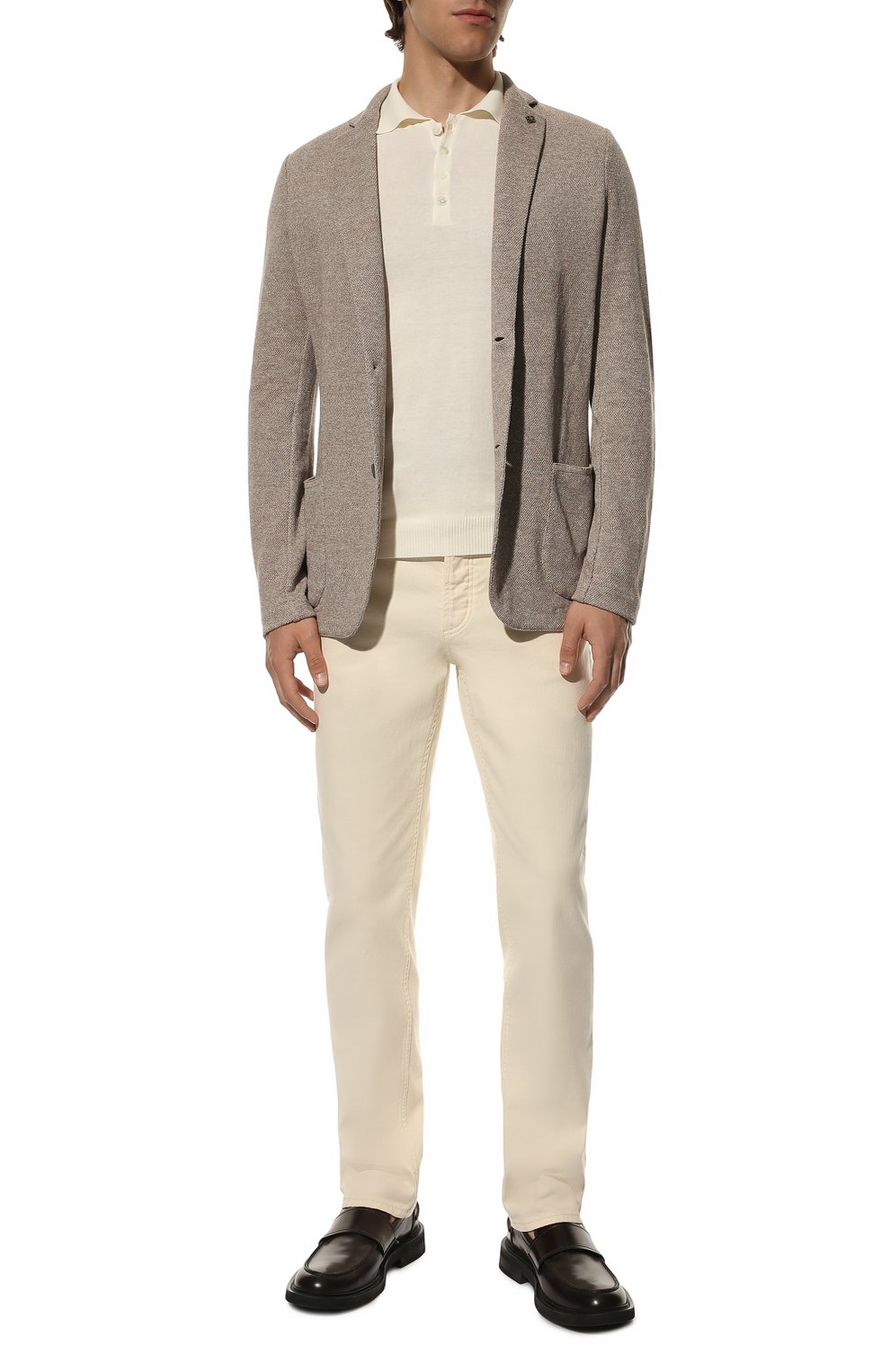 Пиджак изо льна и хлопка GRAN SASSO, арт. 57156/18613, фото 2