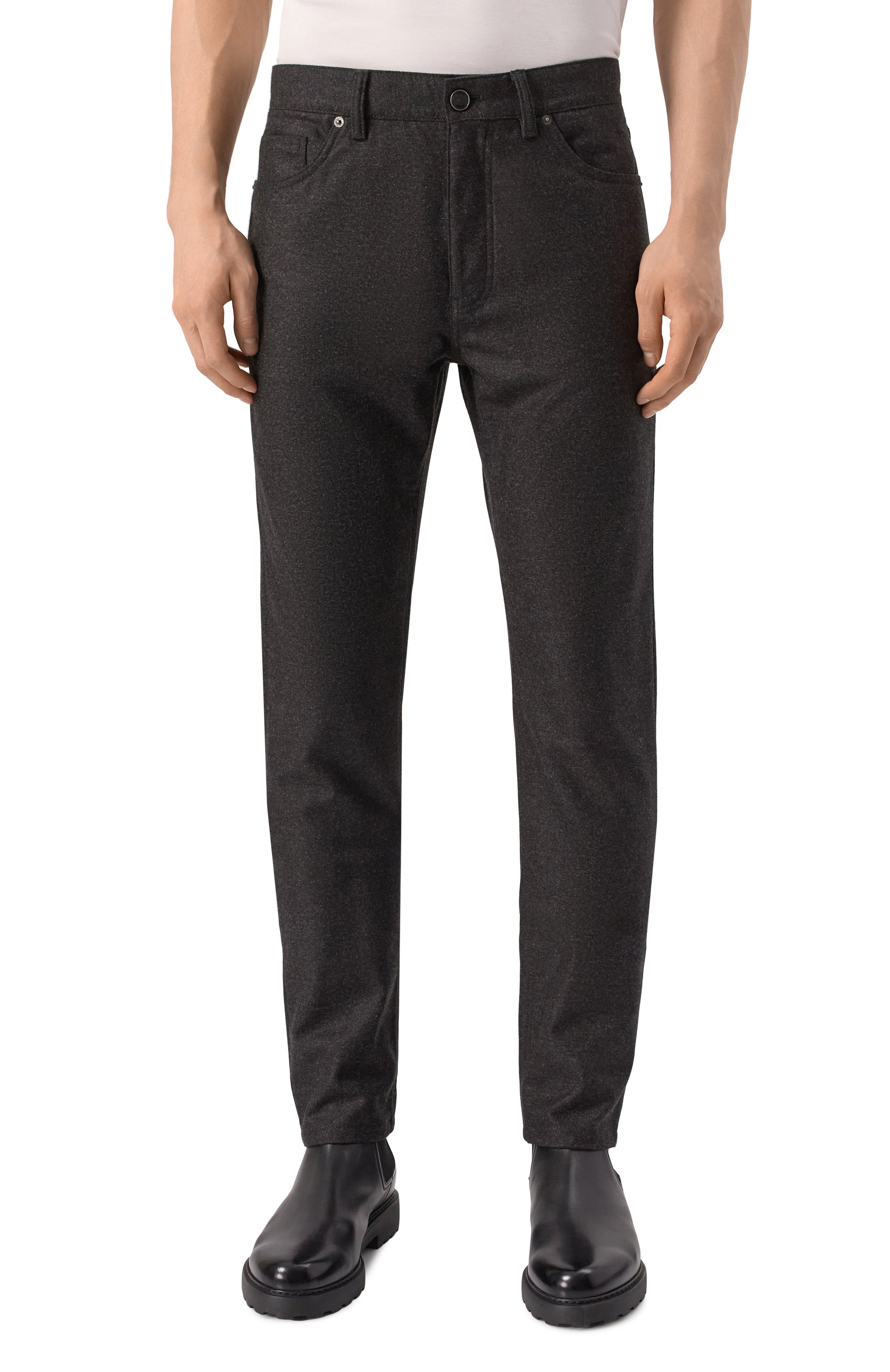 Шерстяные брюки ZEGNA, арт. UEL41A8/CITYL, фото 3