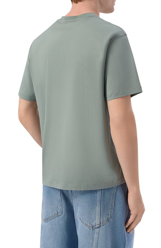 Хлопковая футболка Duno R0X/CESAN0 Зелёный  R0X/CESAN0 Фото 4