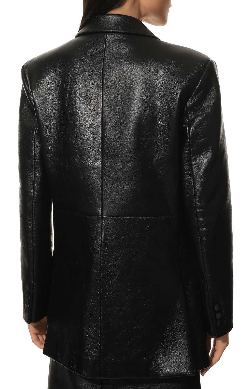 Кожаный жакет MIU MIU, арт. MPG447-1SNT-F0002, фото 4