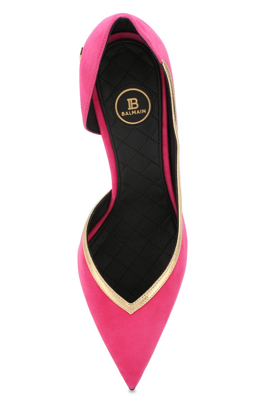 Замшевые туфли miley BALMAIN, арт. SN1C121/LVKN, фото 5