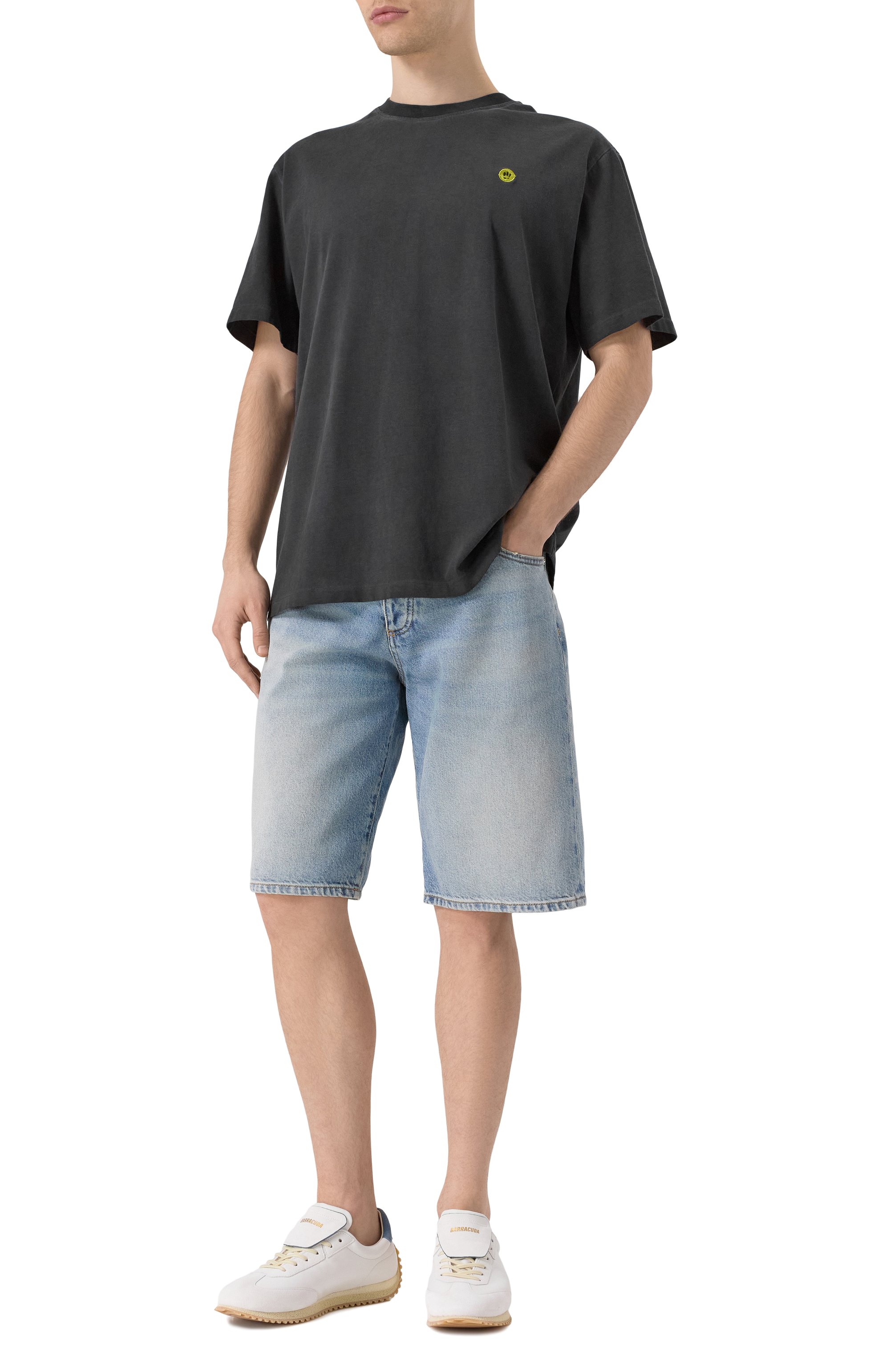 Хлопковая футболка BARROW, арт. S5BWMATH056, фото 2