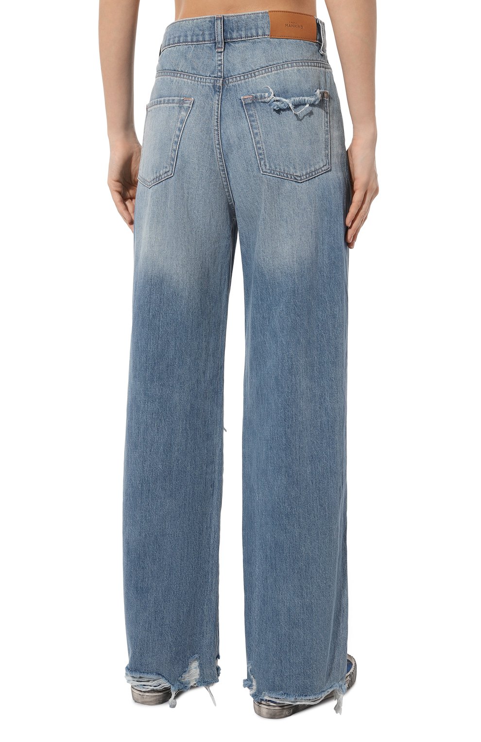 Джинсы 7 FOR ALL MANKIND голубого цвета по цене 24150 руб., арт. JSSU5550WS, фото 4 Джинсы 7 FOR ALL MANKIND, арт. JSSU5550WS, фото 4
