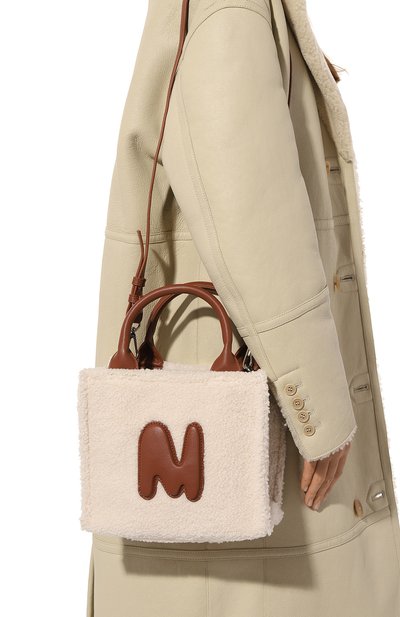 Сумка MSGM кремового цвета по цене 30800 руб., арт. 3742MDZ78/909, фото 2 Сумка MSGM, арт. 3742MDZ78/909, фото 2