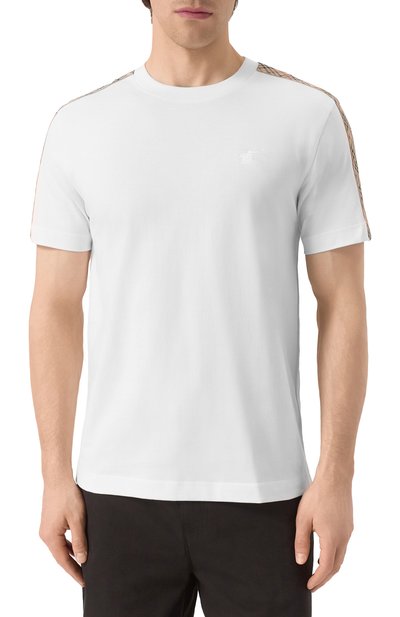 Хлопковая футболка BURBERRY, арт. 8106246, фото 3