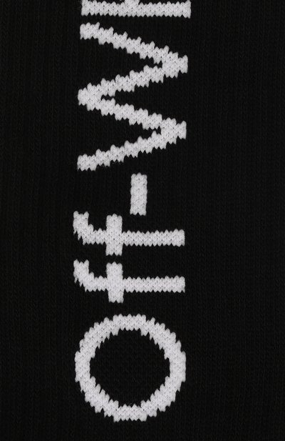 Хлопковые носки OFF-WHITE, арт. 0MRA001C99KNI0011001, фото 2